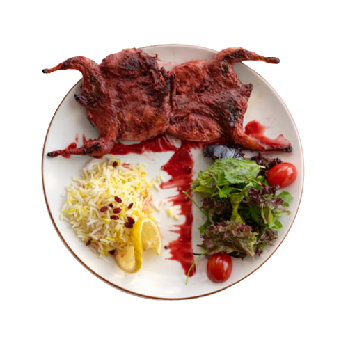 Taş Arası Nar Soslu Bıldırcın Pilavı